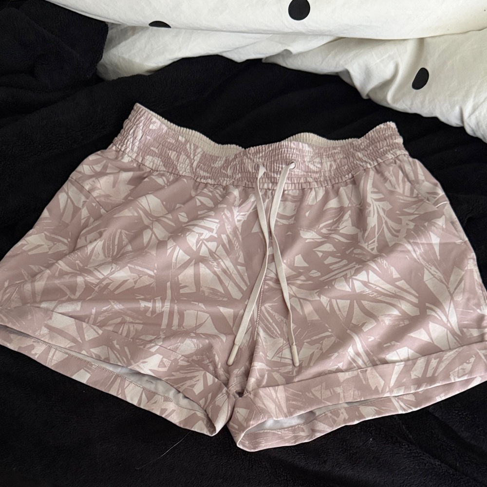 lululemon athletica Pink Patterned Athletic Shorts